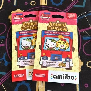 Nintendo amiibo Sanrio animal crossing cards.